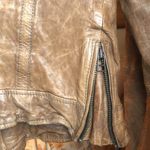 All Saints Vintage Leather Jacket - Picture 11 of 14